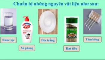 Thí nghiệm : Đánh bay vi khuẩn - GV: Lê Thanh Huyền