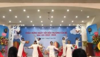 Múa xinh tươi Việt Nam - Tập thể giáo viên trường MNXL