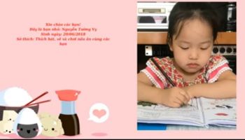 Bé giới thiệu bản thân - GV: Lê Phương Chinh