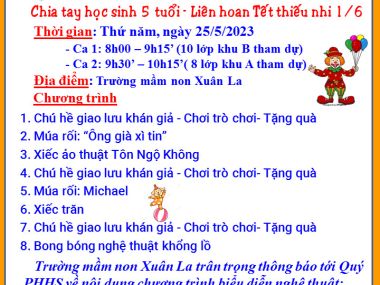 Công tác chuẩn bị Lễ tổng kết năm học 2022- 2023